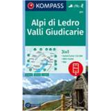 👉 Wandelkaart Kompass - Alpi di Ledro, Valli Giudicarie 1. Auflage Neuausgabe 9783990445020