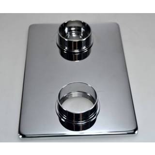 👉 Chroom active Sanifun afbouwplaat Eliano duo chroom. 5404013536733