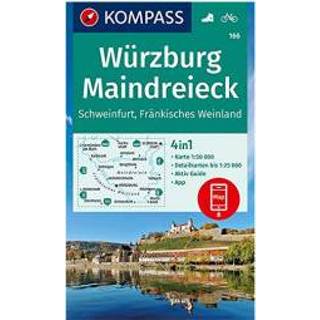 👉 Wandelkaart Kompass - Würzburg, Maindreieck 1. Auflage 2020 9783990447482