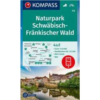 👉 Wandelkaart Kompass - NP Schwäbisch-Fränkischer Wald 2. Auflage 2021 9783991211174