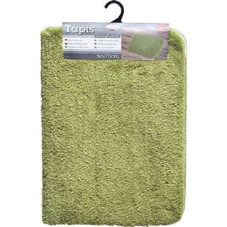 👉 Badmat groen antislip multikleur Gebor - Mooie Anti Slip Badkamermat Micro Vezel Badmat/douchemat Anijs 50x70cm 8720359704467