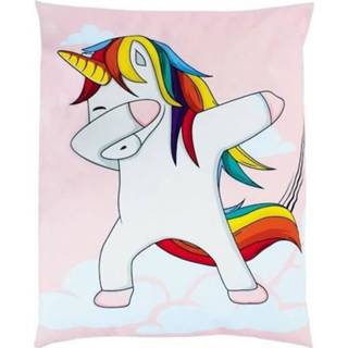 👉 Poef roze stof XXL Licorne Waterdichte - 100x120 Cm 3218111001275