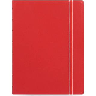 👉 Notitieboek rood papier kunstleer Filofax Classic A5 Papier/kunstleer 5015142235604