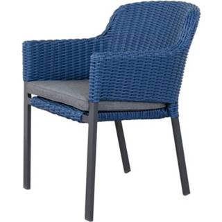 👉 Terrasstoel blauw wicker Hartman Cairo Tuinstoel Xerix - Blue 8711268546743
