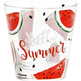 👉 Waterglas glas transparant Cerve Hello Summer - 25 Cl Set-3 8001691912391