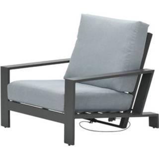 👉 Loungestoel grijs aluminium Garden Impressions Lincoln Verstelbare - Mint Grey 8713002625103