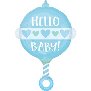 👉 Amscan Ballon Baby Girl Rattle 43 X 60 Cm Folie