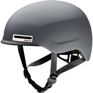 👉 Fietshelm l grijs Smith - Maze Bike Maat (59-62) 762753598981