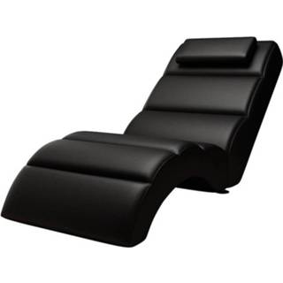 👉 Zwart Meubella - Chaise Longue Rovila 8720512401431