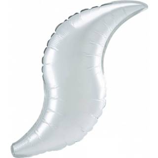 👉 Folieballon wit Amscan Supershape White Satin Curve 91 Cm 26635418577