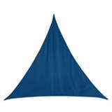 👉 Schaduwdoek blauw polyester 4goodz Driehoek Waterdicht 4x4x4m Donkerblauw 6013920499476