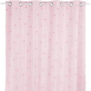 👉 Gordijn roze polyester kinderen Occ Glow - 140x250 Kinderstijl 3560234524651