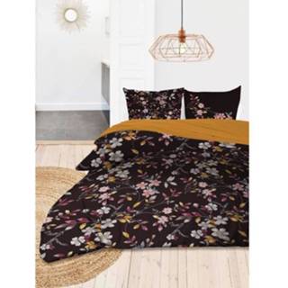 👉 Dekbedovertrekset zwart Soleil D'ocre Katoenen 57 Draad / Cm² Bloemen - 260 X 240 Cm 3418176367167