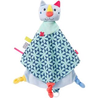 👉 Knuffeldoek pluche multikleur Fehn Knuffeldoekje Color Friends Kat Junior 35 Cm 4001998055146