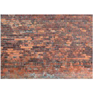 👉 Fotobehang Artgeist Vintage Wall Red Brick Vlies 7448154293221