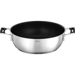 👉 Hapjespan RVS zilverkleurig Rösle Silence Pro - 28 Cm 4004293919779