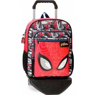 👉 Schoolrugzak multikleur Spiderman Comic A4 Formaat Met Los Trolley Frame 8435578357607