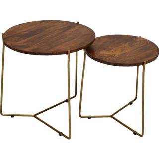 👉 Salontafel brass Brix - Mason Set Van 2 7439612398312