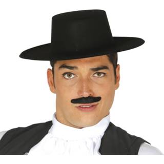 👉 Hoed zwart kunststof Fiestas Guirca Flamenco 38 X 32 Cm One-size 8434077133422