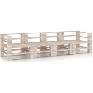 👉 Tuinbank grenenhout Vidaxl 4-zits Pallet 8720286304204