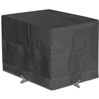 Terrastafel donkergroen antraciet polyester zwart Green Club Beschermhoes Voor Tuintafel 110x110x65cm - 3662743003136