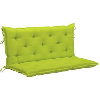 Schommelstoel stof groen Vidaxl Kussen Voor 120 Cm Heldergroen 8720286187265