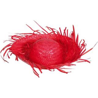 Hoed rood stro Fiestas Guirca Vogelverschrikker 45 Cm 8719817753314