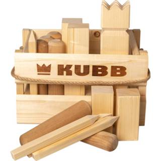 👉 Geel hout Tactic Buitenspel Kubb Junior 23 X 15 Cm 22-delig 6416739563886