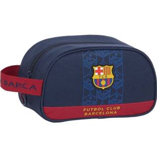 👉 Toilettas polyester blauw Fc Barcelona Barca - 26 X 15 12 Cm 8412688422395