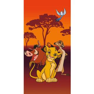 👉 Strandlaken katoen multikleur The Lion King - 70 X 140 Cm Multi 5425039189727