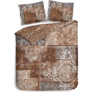 👉 Dekbedovertrek rood katoen satijn Heckett & Lane Amaro - Lits-jumeaux (260x200/220 Cm + 2 Slopen) 8718518292566