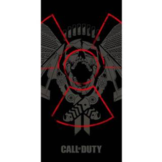 👉 Strandlaken katoen zwart Call Of Duty Nuclear - 70 X 140 Cm 5902729045926