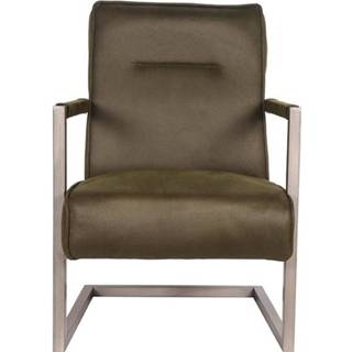 👉 Fauteuil donkergroen Label51 Jim - Army Green Microfiber 8719323327825