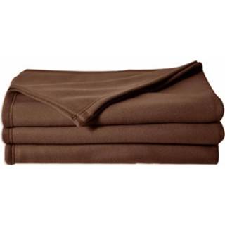 👉 Fleece deken Poyet Motte - Poleco Chocolate 220 3120760058534