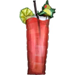 👉 Folie rood Amscan Ballon Supershape Bloody Mary 48 X 93 Cm 26635412360