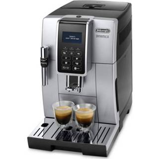 👉 Espressomachine zwart zilver Delonghi Dinamica Ecam 350.35.sb Vrijstaand Volledig Automatisch Zwart, 8004399331136