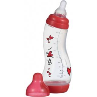 👉 Difrax Anti-Colic S-Fles Natural I Love You 250 ml