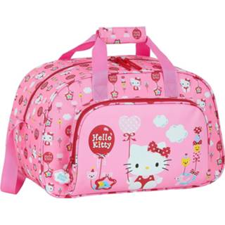 👉 Sporttas roze polyester Hello Kitty Sweet - 40 X 24 23 Cm 8412688369584