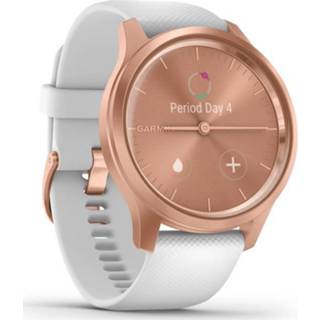 👉 Smartwatch wit rose goud Garmin Vivomove Style - Met Mechanische Wijzers En Kleurentouchscreen 753759234362