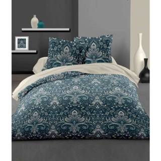 👉 Dekbedovertrek katoen Lovely Home 240x260 Cm + 2 Kussenslopen 65x65 - 100% Vienne Nachtblauw 3701393705448