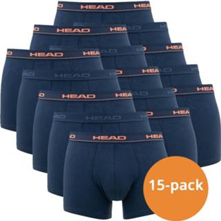 👉 Boxershort oranje Head boxershorts Orange/Peacoat 15-Pack