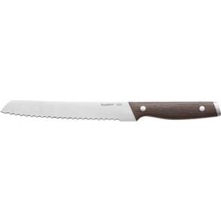 👉 Broodmes bruin staal hout 20 Cm, - Roestvrij Berghoff Ron Line 5413821090122