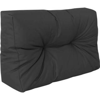 👉 Zwart polyester Wicotex Palletkussen Basic Waterafstotend Comfort Rugdeel Halve Pallet Lengte 7421031364085