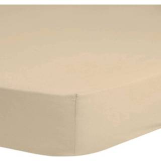 👉 Hoeslaken ecru katoen beige Good Morning 100 X 200 Cm 8717285179322
