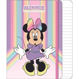 👉 Notitieboek papier multikleur Disney Notitieboekje A5 Minnie Mouse 14,5 X 21 Cm Papier/folie 8719817783304