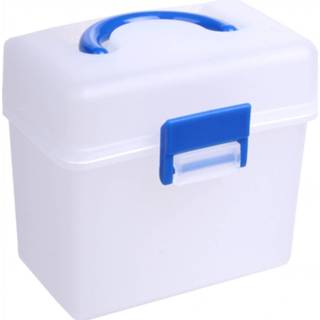 👉 Opbergdoos transparant blauw kunststof Tom 0,6 Liter 90 X 65 Mm Transparant/blauw 8720585023189
