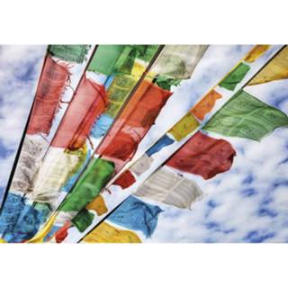 👉 Fotobehang Komar Prayer Flags 184x127cm 4036834016067
