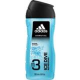 👉 Adidas 3 in 1 Ice Dive Showergel 250 ml 3607340723902