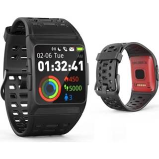 👉 Smartwatch zwart rood Wee'plug Explorer 3s - Gps Cardio Bluetooth Multisport Ip68 / 3700092607480