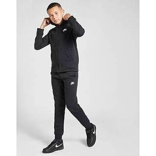 👉 Nike Sportswear Fleece Trainingspak Junior - Black - Kind, Black